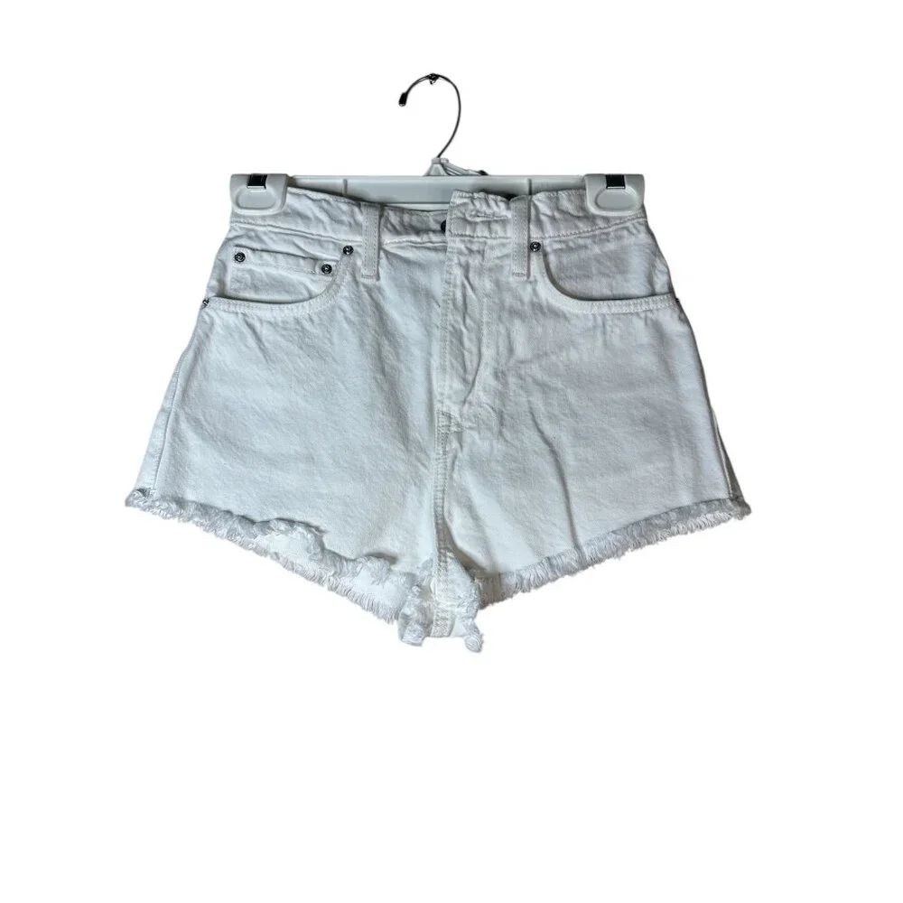 GRLFRND Kyla Hot Shorts in Amarillo Fray 23 Womens Denim Jeans
